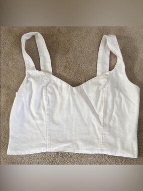White Women's tank top